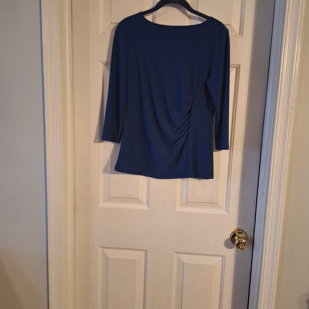 Talbotts Elegant Blue Women's Top